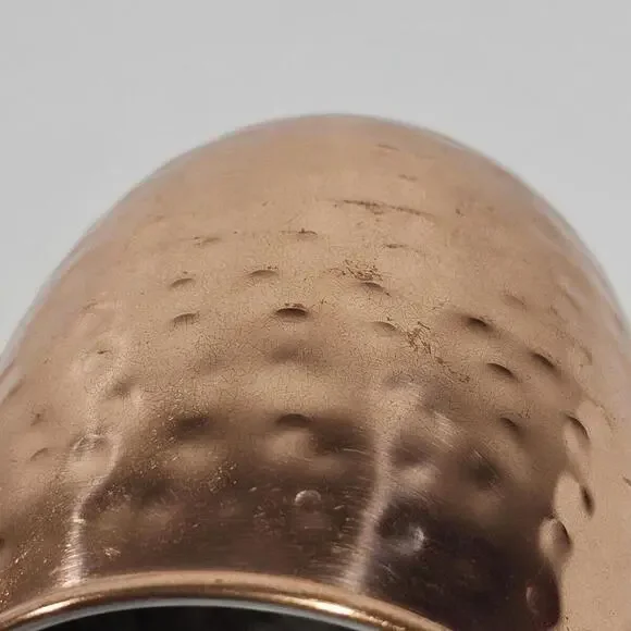 Godinger Hammered Copper Moscow Mule Mugs Cups Set of 2 - Picture 5 of 10